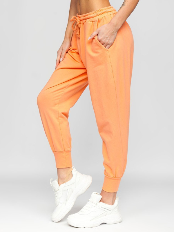 Damen Sporthose Orange Bolf 0011