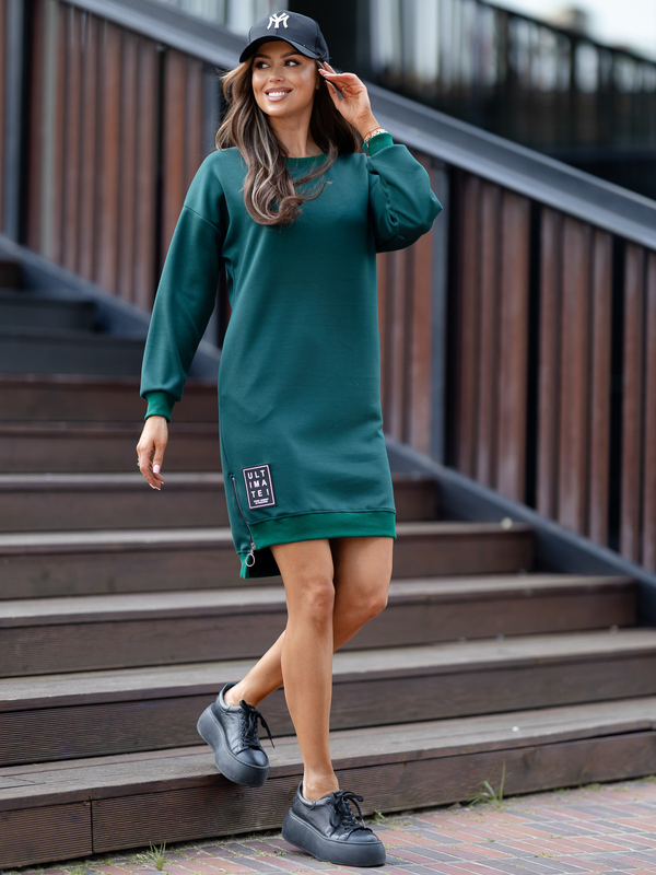 Damen Sportkleid Flaschengrün Bolf 524