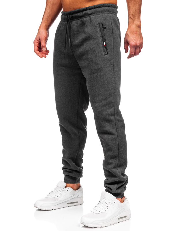Herren Sporthose Joggers Schwarzgrau Bolf JX6603