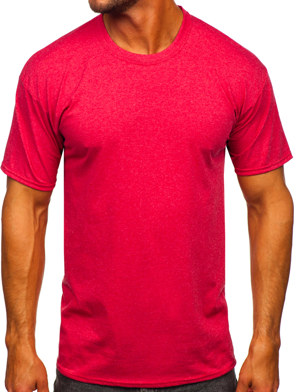 Herren T-Shirt Uni Rot Bolf B10