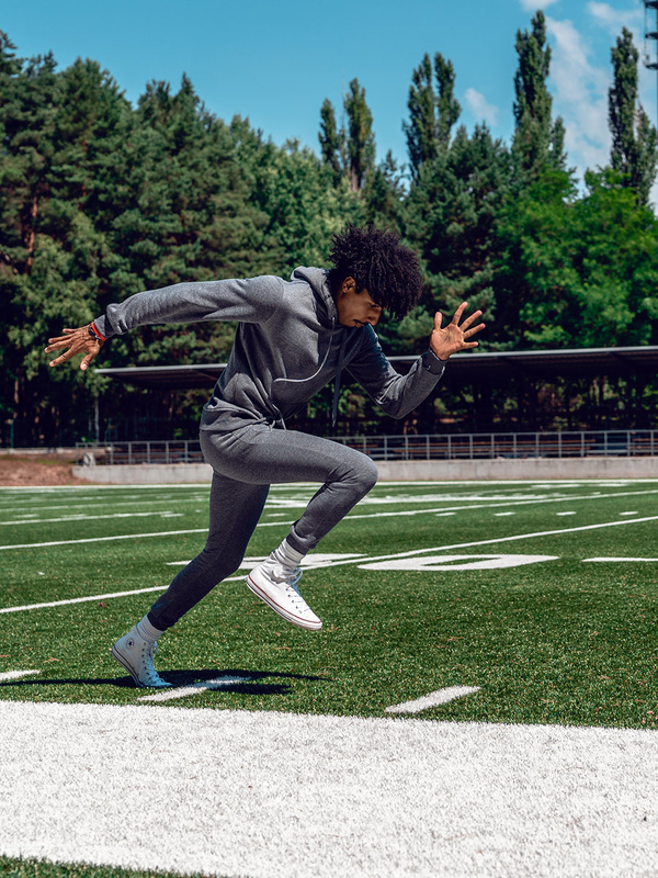 Herren Trainingsanzg mit Kapuze Anthrazit Bolf D003