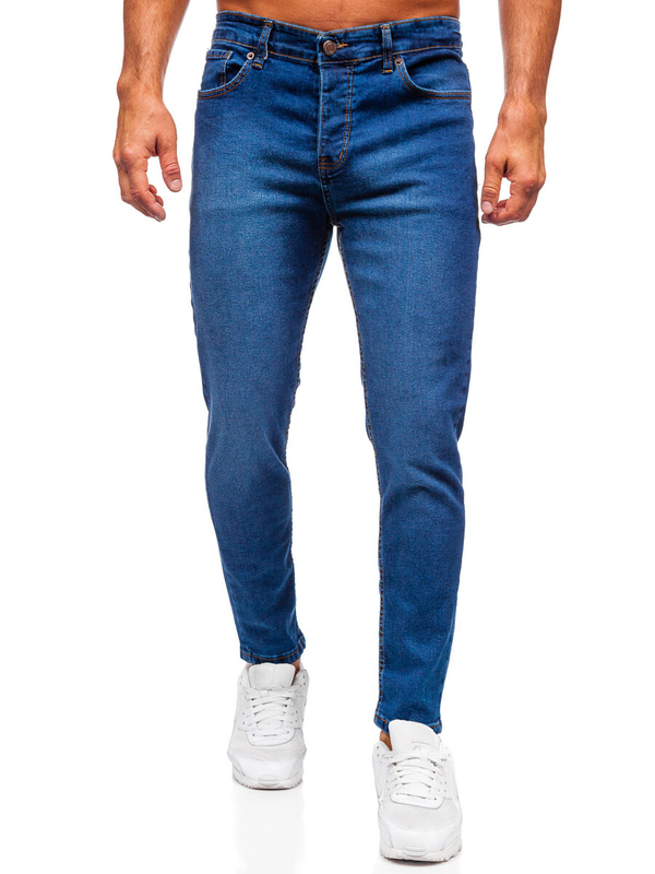 Herren Jeans slim fit Dunkelblau Bolf 6811