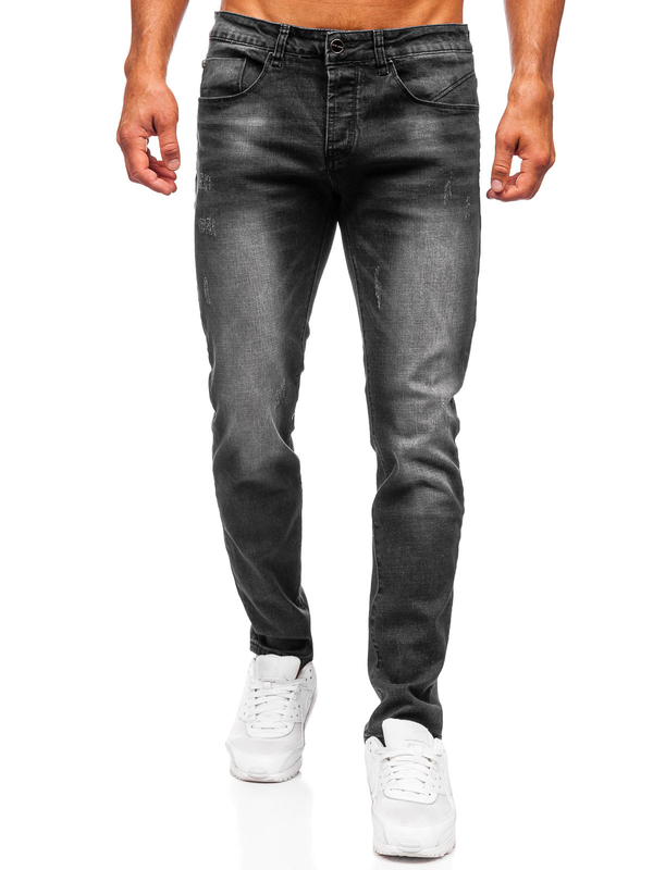 Herren Jeanshose regular fit Schwarz Bolf MP0064N