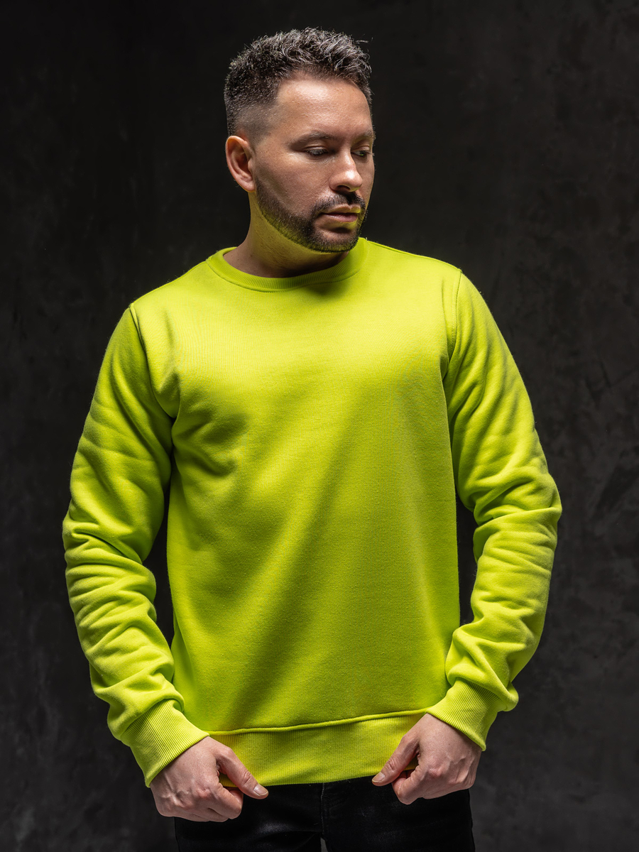 Herren Hoodie NEON Sweatshirt Mit Kapuze HOODIE Floureszierend, Neongreen  Gr.S Notrash 2003 Hoodie, image size:900x1200