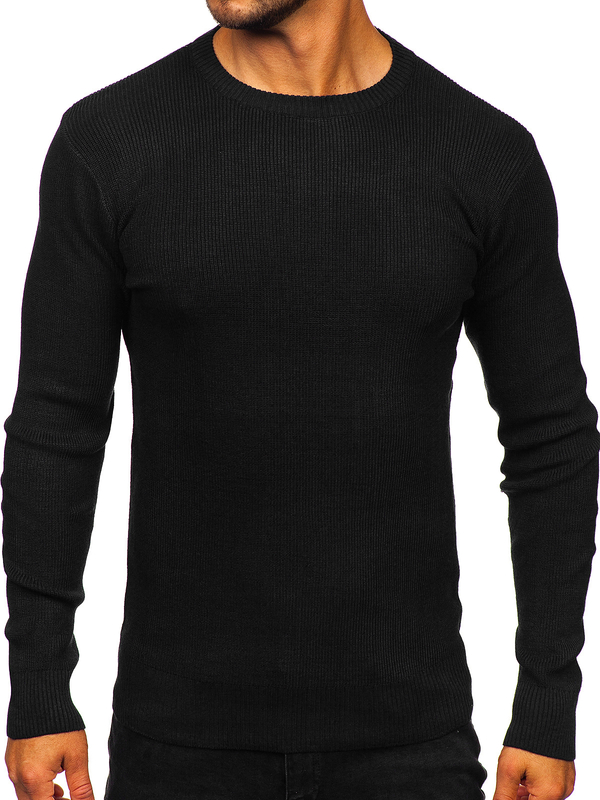 Herren Pullover Schwarz Bolf S8750