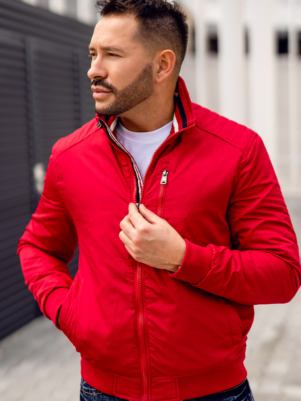 Herren Übergangsjacke Rot Bolf 1907A