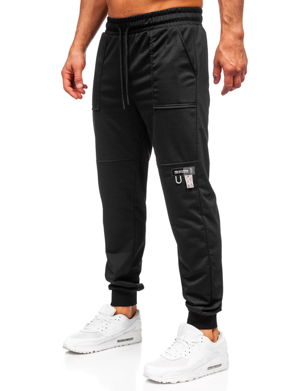 Herren Sporthose Joggers Schwarz Bolf JX6365