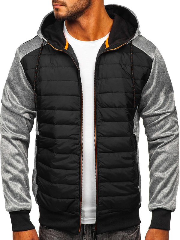 Herren Übergangsjacke Grau Bolf KS2146