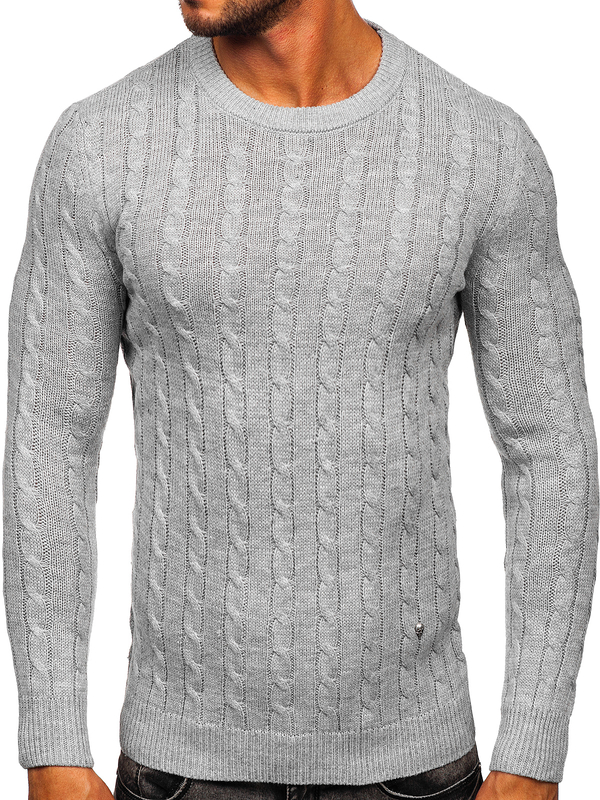Herren Pullover Grau Bolf MM6021
