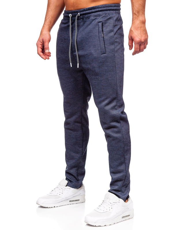 Herren Warme Sporthose Dunkalblau Bolf Q1081