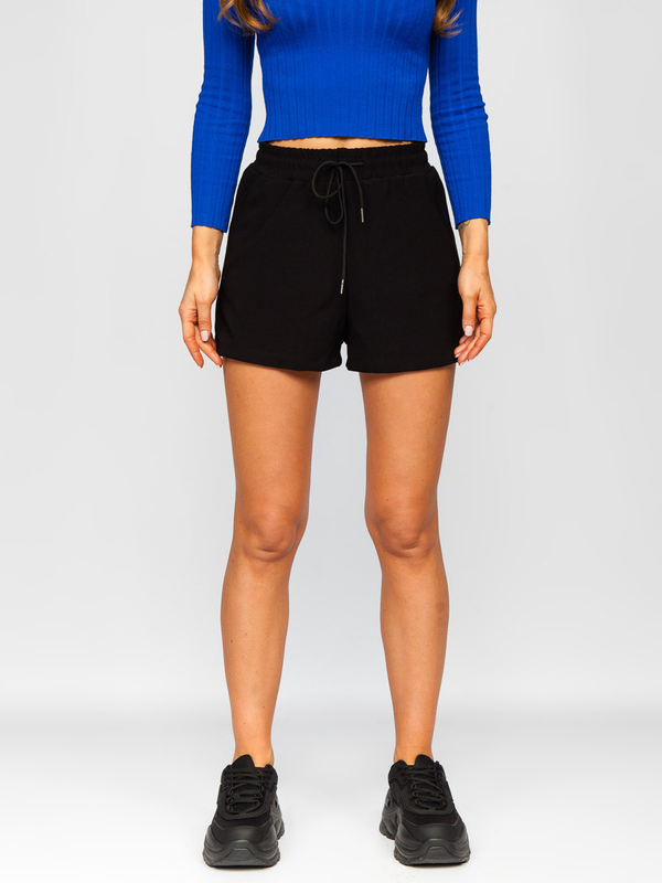 Damen Kurze Sporthose Shorts Schwarz Bolf H60A