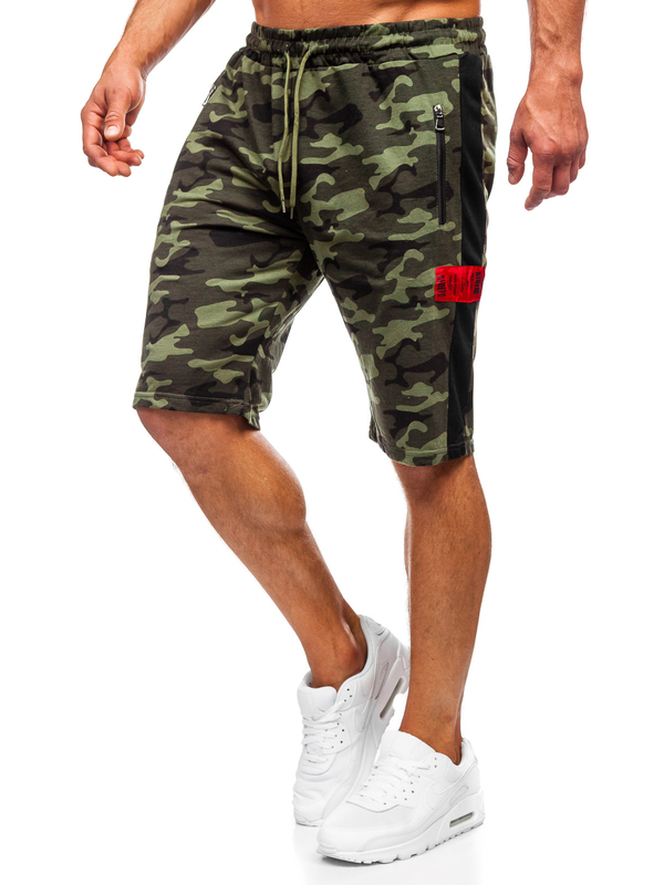 Herren Kurze Hose Camo Shorts Khaki Bolf HW2636