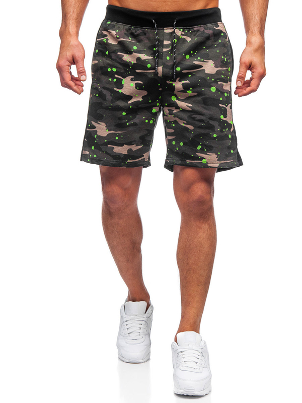 Herren Kurze Sporthose Khaki Bolf KS2579