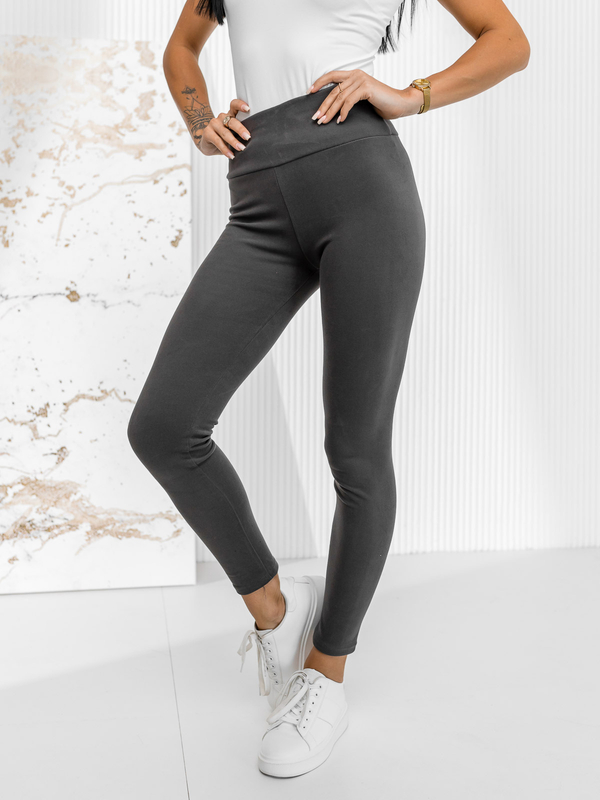 Damen Leggings Schwarzgrau Bolf W5221