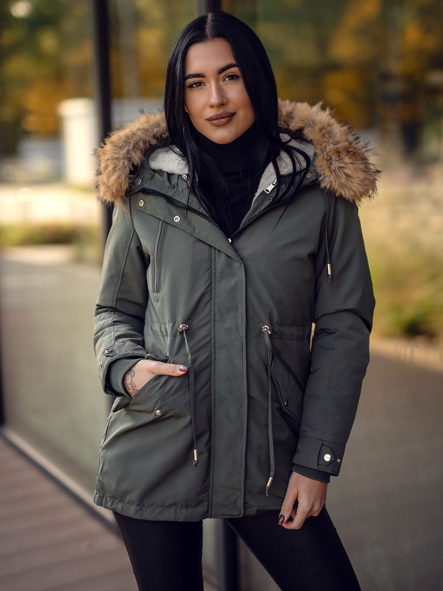 Kapuze Ã¼bergangs Wollmantel Damen Arctic Parka Parka Mantel Damen